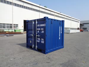 6ft ISO shipping container - side