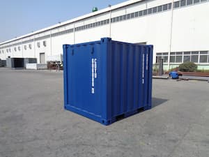 6ft ISO shipping container angle view 2