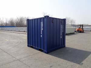 6ft ISO Shipping container angle view 3
