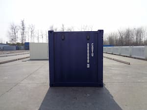 6ft ISO shipping container side view 3