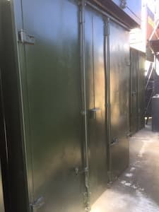 10ft flat panel doors