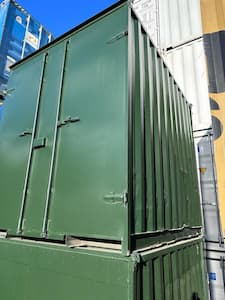 a rental container for a builder