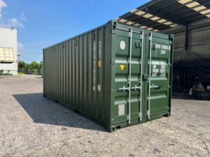 20ft dark green storage container