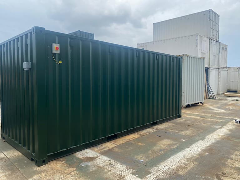 A Bespoke shipping container