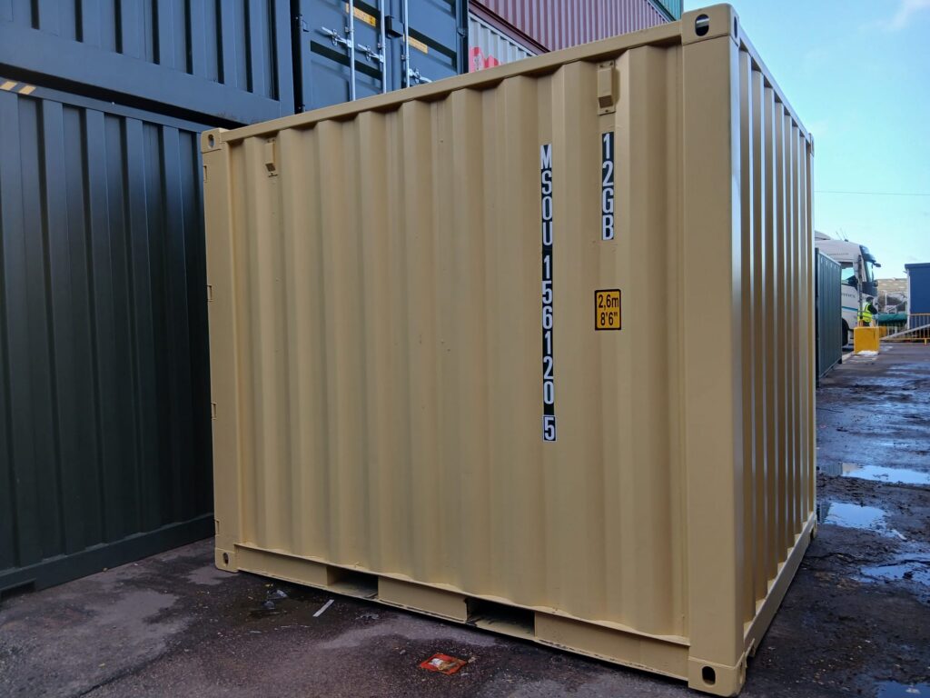 yellow container