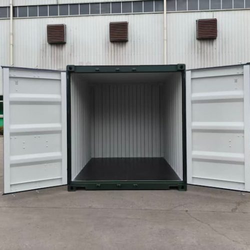 inside a 10' container