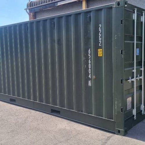 20' open side container