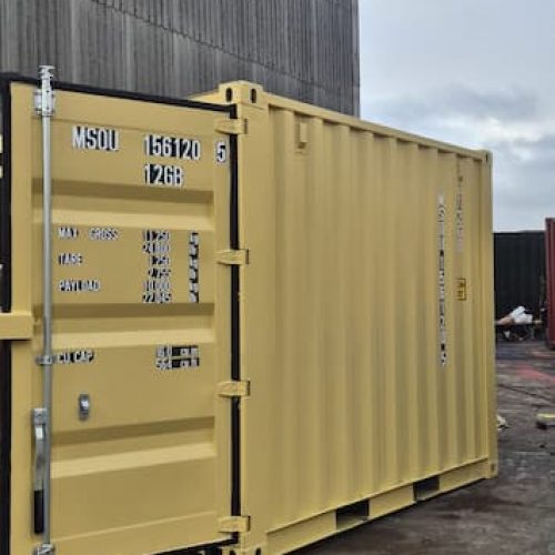 Yellow 10ft Container